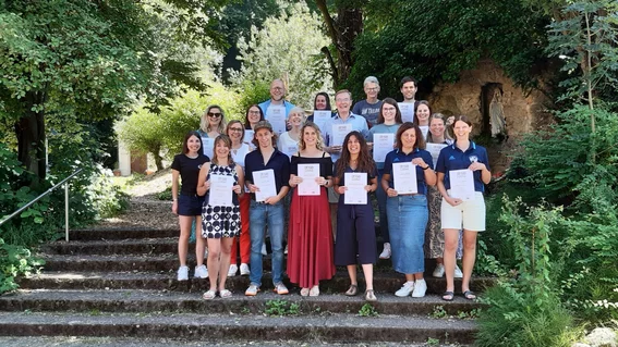 Absolventen des Übungsleiterlehrgangs