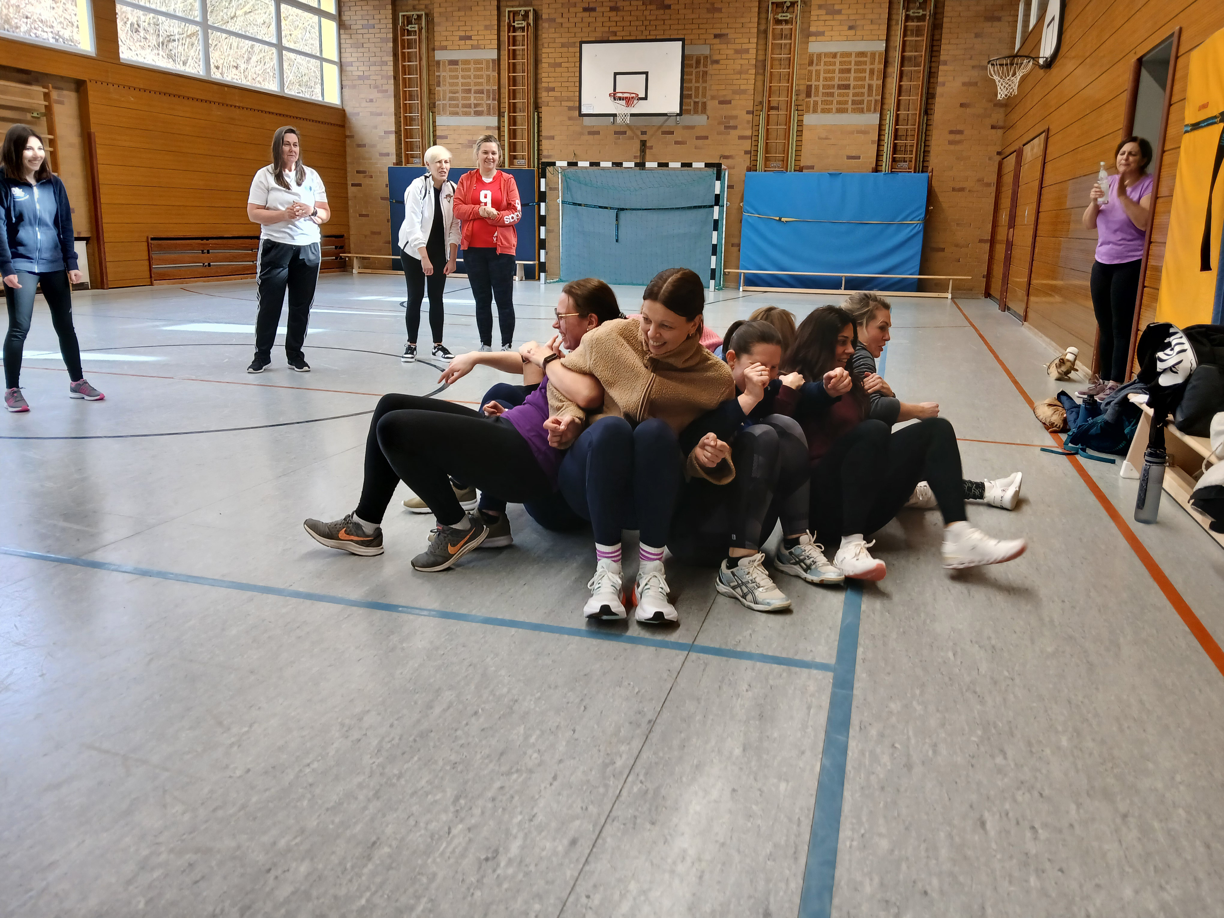 Gruppenübung beim Vorlaufseminar